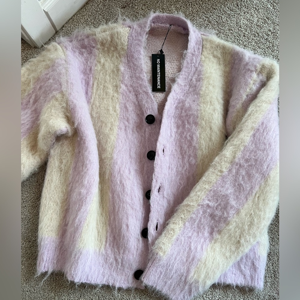 No Maintenance Shag Cardigan
